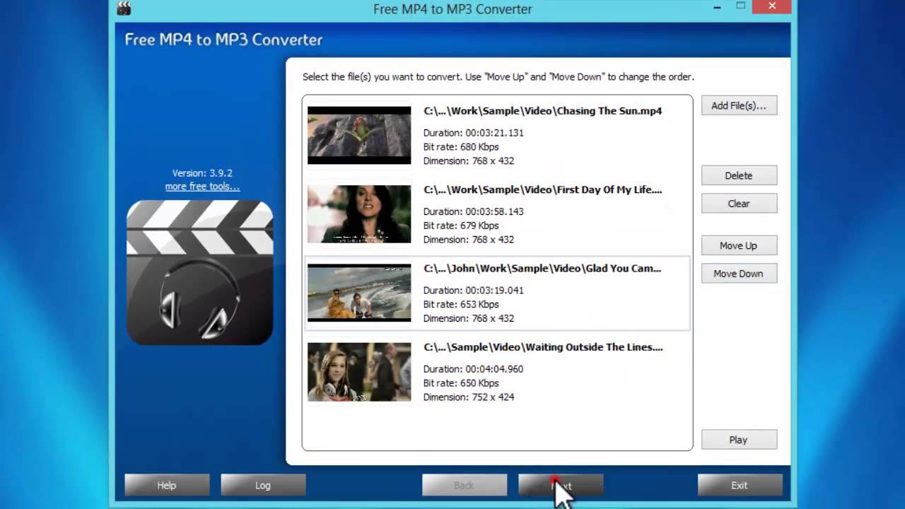 mp4 to mp3 free converter download