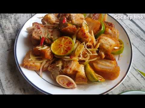 Video Cách Làm Món Ba Chỉ Lắc Sả Tắc Đơn Giản Ngon Tuyệt... - youtube
