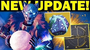 Bungie CHANGED THEIR MINDS!? New Rewards Announced!
