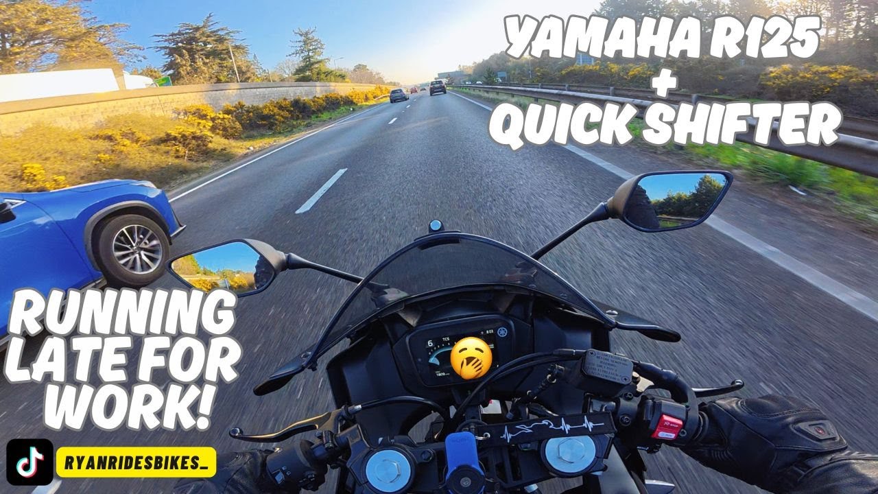 Running Late For Work On My 2025 Yamaha R125!