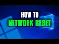 How to do a Network Reset | Windows 11 | 2025