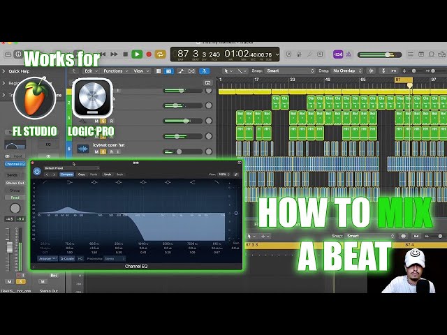 How To Mix A Beat | Logic Pro or FL Studio class=