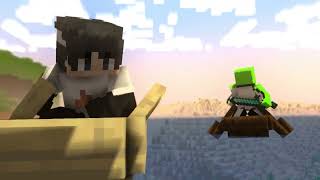 Minecraft Manhunt But Dream is The Hunter Animation #shorts
