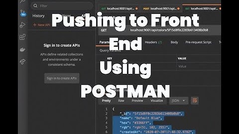 SETTING UP MERN WITH POSTMAN