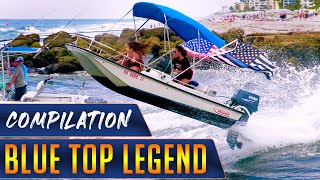 BLUE TOP LEGEND BEST & WORST MOMENTS! | HAULOVER INLET | WAVY BOATS