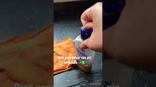 Dica boa é dica compartilhada! Obs: se a pia ou balcão for de mármore da ainda mais brilho. #shorts