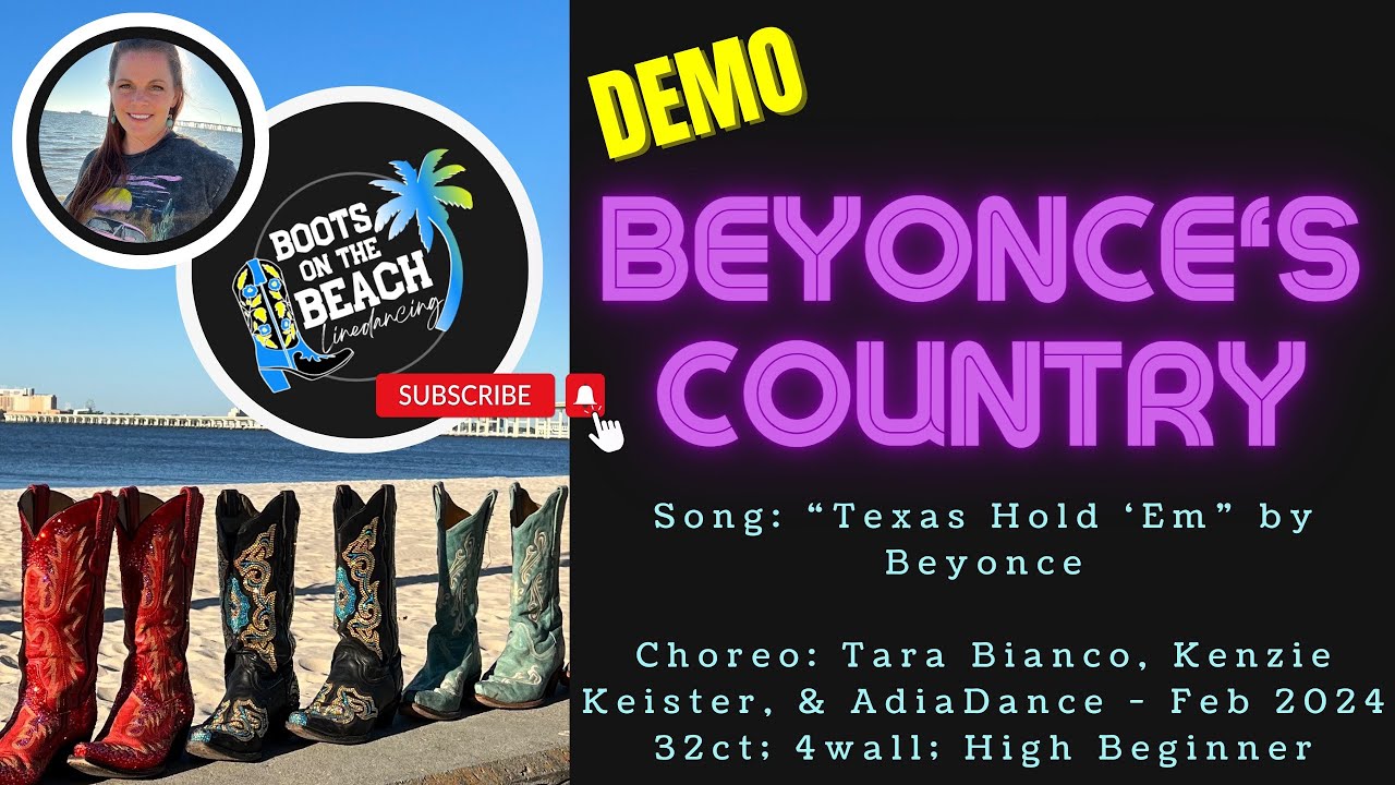 “Beyonce’s Country” Line dance to the song “Texas Hold Em” - YouTube