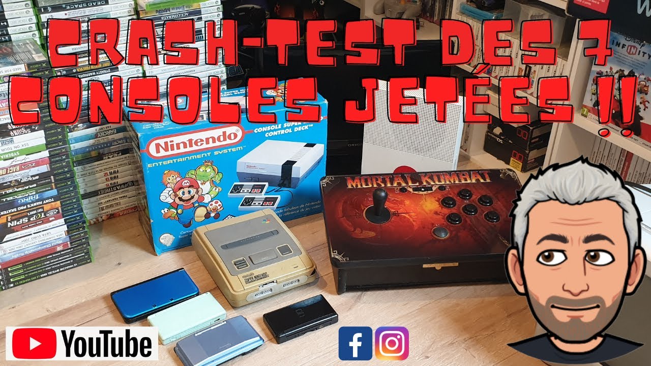 #197 - Crash test des 7 consoles de déchetterie !!  (+ test du stick arcade MK sur PS3) !! ^^