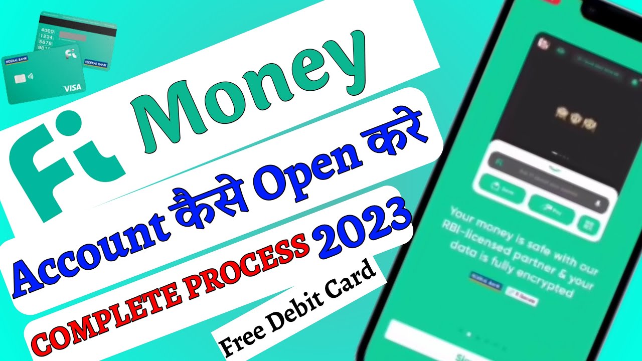 Fi Money Bank Account Opening 2023 || Best zero balance bank account with free debit card | Fi money