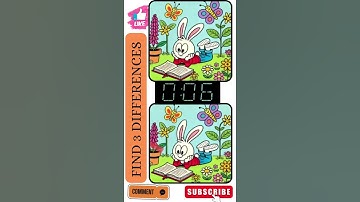 Spot The 3 Differences || Find The Difference || #ytshorts #shortsfeed