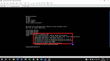 Checkpoint firewall basic CMD
