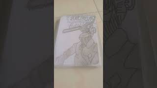 Chain. Saw drawing