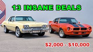 13 Shockingly Cheap Classic Cars You Can Actually Buy Right Now — $2K–$10K 13 Shockingly Cheap Classic Cars You Can Actually Buy Right Now — $2K–$10K