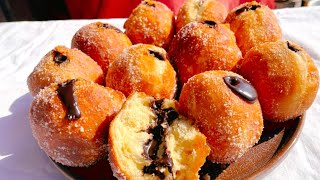 How to make Brioche Doughnuts with Chocolate Filling\ Easy and Delicious Brioche Doughnuts