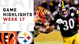Bengals vs. Steelers Week 17 Highlights | NFL 2018