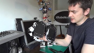 안드로이드 11 두 발로 걷는 인간형 로봇 업데이트, 상체 제작 | 제임스 브루턴