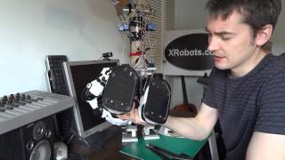 Android 11 bipedal humanoid robot update, building the upper body | James Bruton