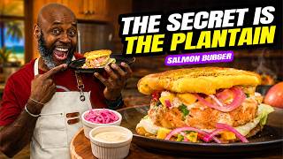 The Caribbean Salmon Burger Florida Never Expected | Chef Winston