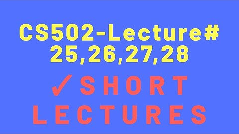 CS502|Lecture#25,26,27,28|Group Theory Expert