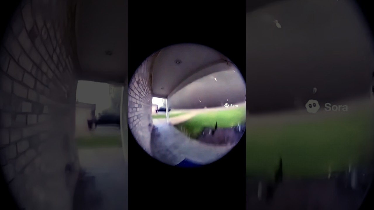 Tornado on Doorbell Camera! Best of Sora 2 