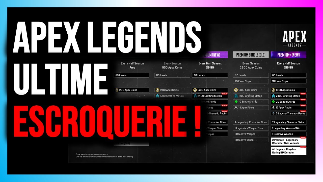 Apex Legends invente le double battle pass pour faire payer 2 fois plus