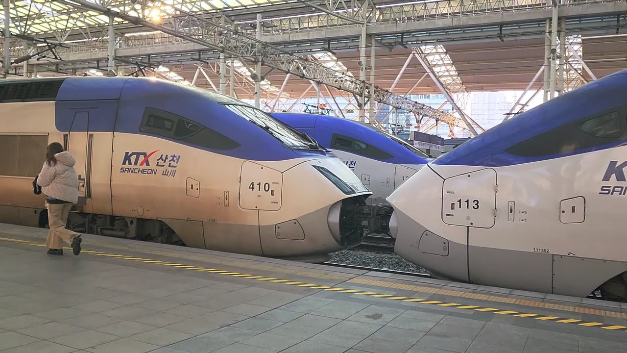 KTX 산천 + KTX 산천 부산행, 포항행 서울역 출발