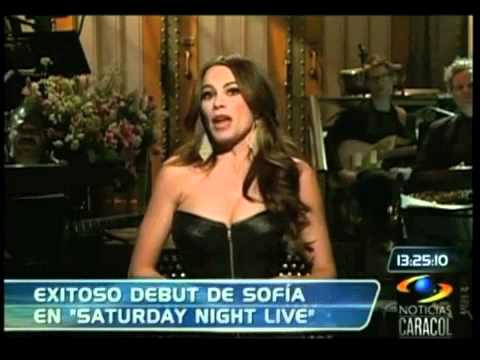 sofia vergara debuto en saturday night livemv youtube