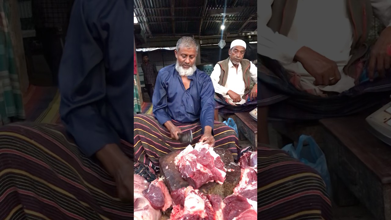 Amazing deshi Buffalo Meat super smooth cutting skills bd 