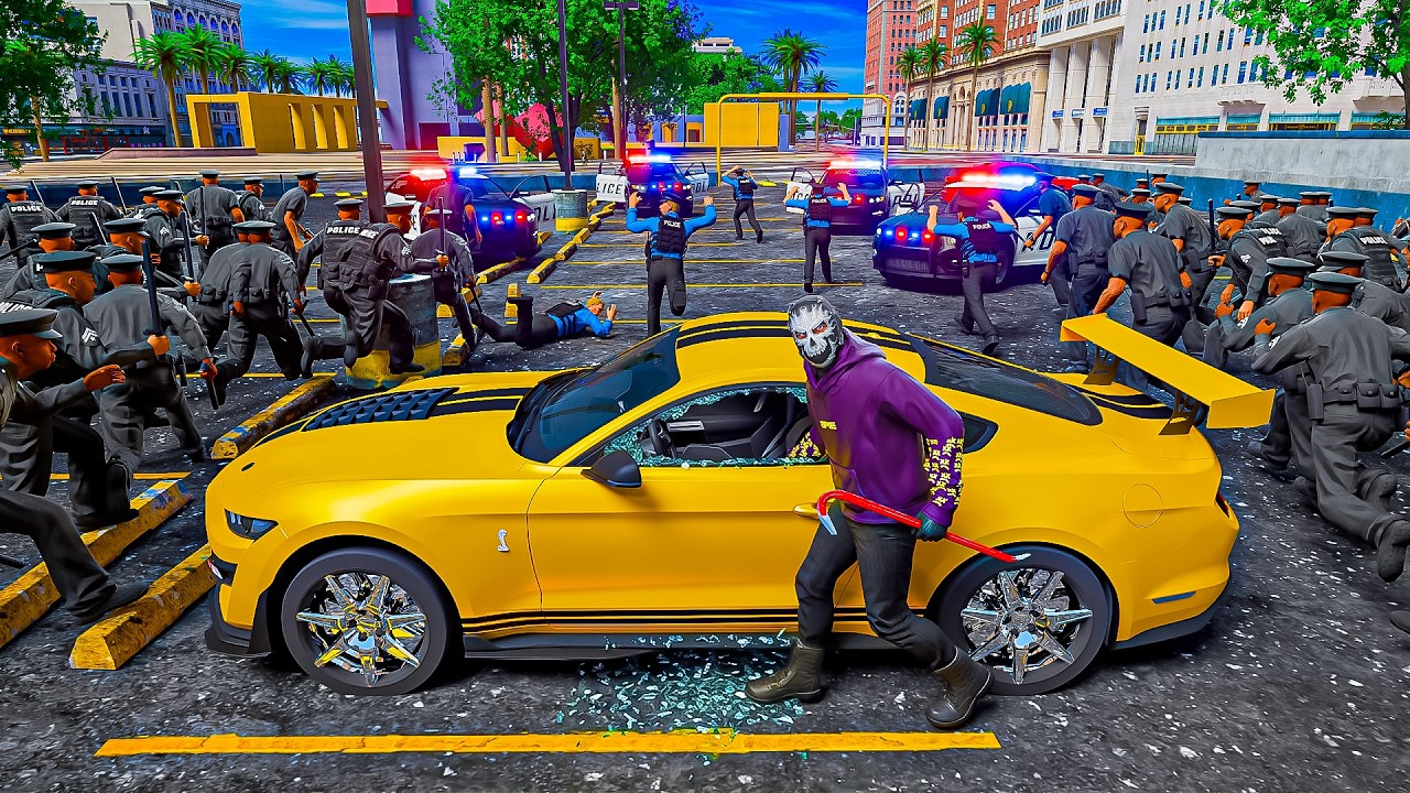 Angry NPC Cops Help Me Steal Supercars In GTA 5 RP