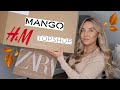 H&M, MANGO, ZARA, TOPSHOP AUTUMN TRY ON HAUL!! | Freya Killin