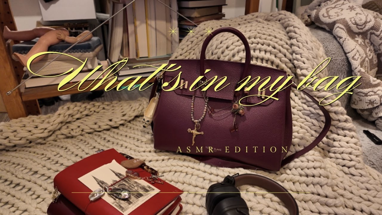 What's in my fall bag {highly requested asmr edition}