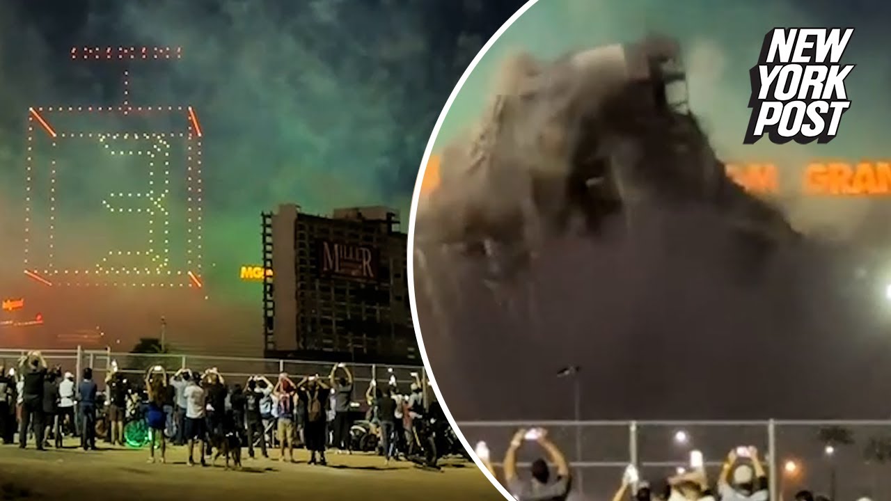 WATCH: Vegas Tropicana Hotel implodes to make way of Oakland A's baseball field