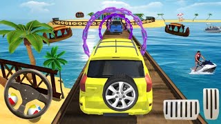 Water Surfer Car Floating Race - Android GamePlay screenshot 3