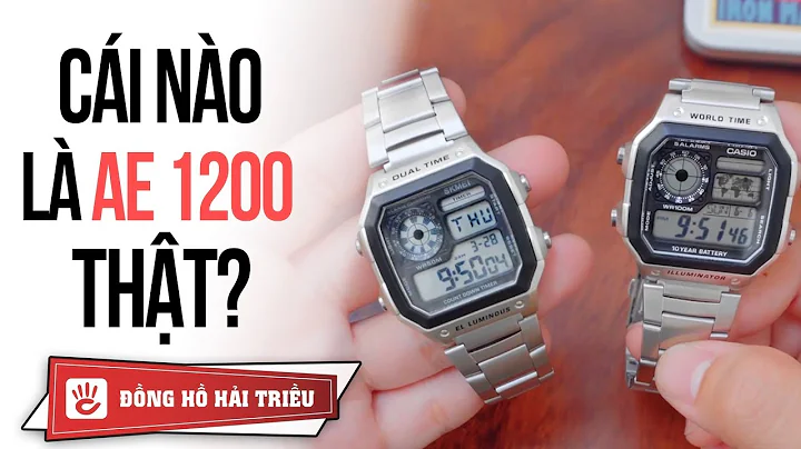 So sánh đồng hồ CASIO AE 1200 với SKMEI 1335 mua tại LAZADA giá 100K - Quá giống nhau
