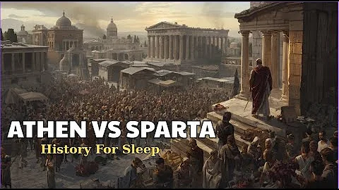 The ENTIRE Story of Athens vs Sparta Peloponnesian War |  History For Sleep