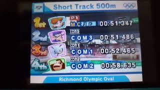 Mario & Sonic At The Olympic Winter Games Ds - Daisy In Short Track 500M