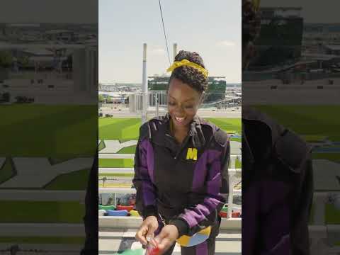 Meekah Flying Flags at the RACES! 🛻#shorts