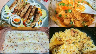 Dawat Preparation tips, Menu Planning with Full Recipes - Rasmalai, Reshmi Kabab, Degi Qorma