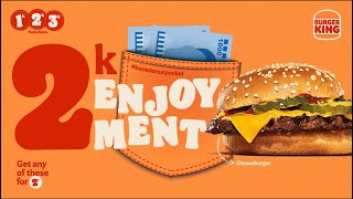 Burger King 1K, 2K, 3K Naira Menu