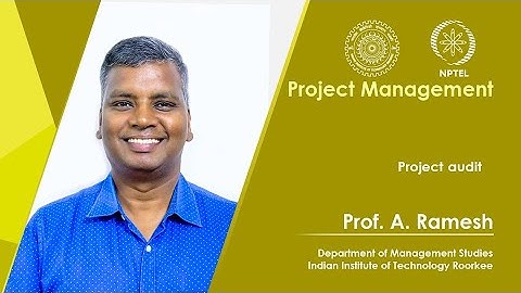 Lecture 33 - Project Audit