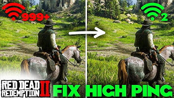 Red Dead Redemption 2 how to fix High Ping or network connection lost - Tutorial