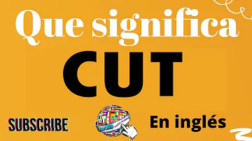 ¿Qué tipo de verbo es CUT regular o irregular?