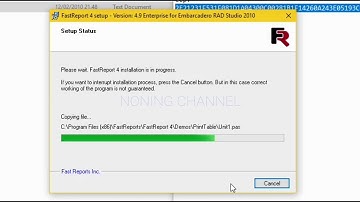 Cara Mudah Install FastReport Delphi 2010 - Bahasa Pemrograman Delphi 2010 FastReport