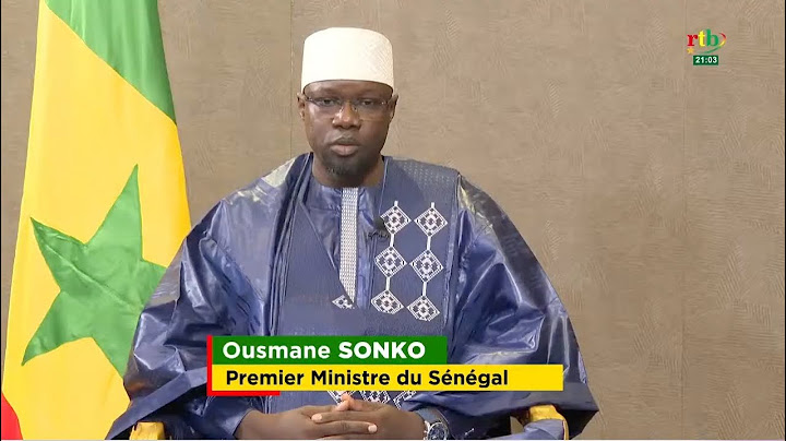 Grand entretien avec le premier ministre du Sénégalais Ousmane SONKO
