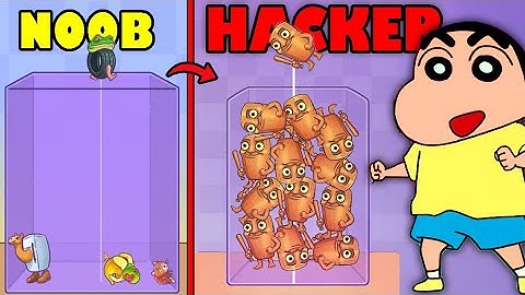 NOOB vs PRO vs HACKER in MERGE FALLAS ITALIAN BRAINROT with SHINCHAN and CHOP