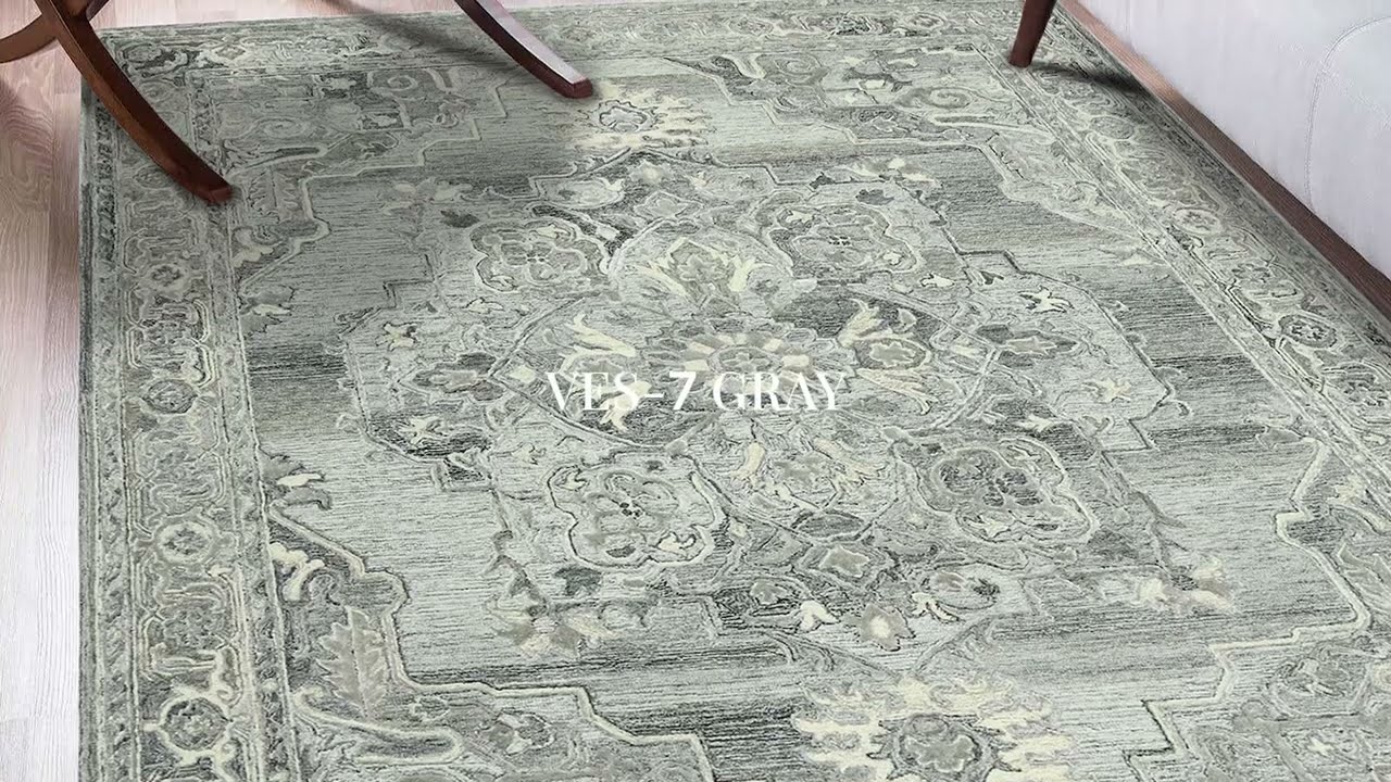 HAND TUFTED RUGS | VES7 GRAY