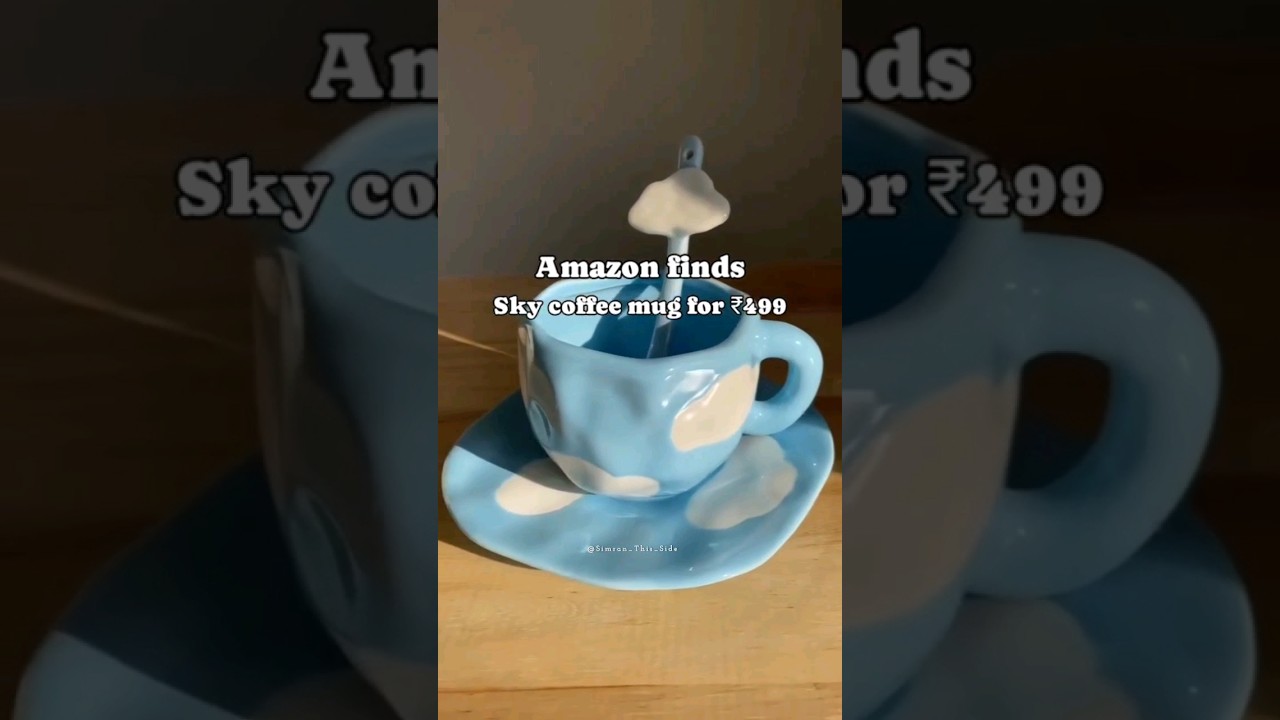 Aesthetic Cup & Saucer Set🔥💯💙 | Comment for link⬇️|| 