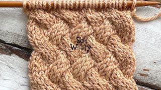 How to knit the amazing Wicker stitch pattern  So Woolly