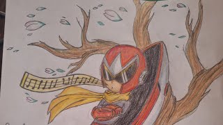 The Proto-type's Blues -- Coloring DLN. 000, Proto Man