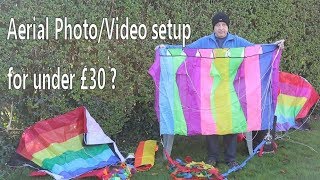 Cheap DIY Camera Kite for Gopro around £30/$50 - fun way to take KAP pics or video from above